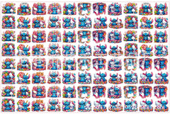 DIY Stitch And Hello Kitty Acrylic Figurines Kit for Kids - Customizable Anime Characters