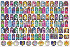 DIY Glass Butterfly Acrylic Figurines Kit for Kids - Customizable Anime Characters