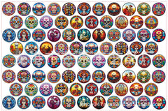 DIY Sugar Skull Acrylic Figurines Kit for Kids - Customizable Anime Characters