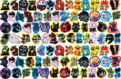 DIY Color Edged How To Train Your Dragon Acrylic Figurines Kit for Kids - Customizable Anime Characters