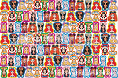 DIY Color Edged Princess Avatar Acrylic Figurines Kit for Kids - Customizable Anime Characters