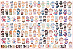 DIY Refusal to Define Acrylic Figurines Kit for Kids - Customizable Anime Characters