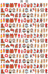 DIY Firefighting Acrylic Figurines Kit for Kids - Customizable Anime Characters