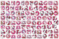 DIY Valentine Day Hello Kitty Acrylic Figurines Kit for Kids - Customizable Anime Characters