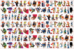 DIY Zootopia 2 Acrylic Figurines Kit for Kids - Customizable Anime Characters