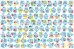 DIY Hand Drawn Hangyodon Acrylic Figurines Kit for Kids - Customizable Anime Characters