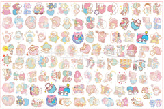 DIY Sanrio Little Twin Stars Acrylic Figurines Kit for Kids - Customizable Anime Characters