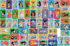 DIY Princess Tarot Cards With Colorful Borders Acrylic Figurines Kit for Kids - Customizable Anime Characters