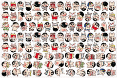 DIY Shy Shin Chan Acrylic Figurines Kit for Kids - Customizable Anime Characters