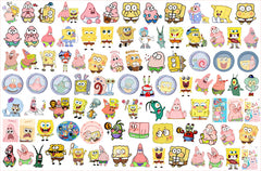 DIY SpongeBob SquarePants Acrylic Figurines Kit for Kids - Customizable Anime Characters