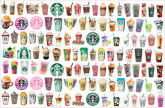 DIY Starbucks Acrylic Figurines Kit for Kids - Customizable Anime Characters