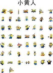 DIY Minions Acrylic Figurines Kit for Kids - Customizable Anime Characters