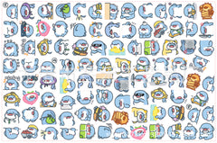 DIY Little Chubby Shark Acrylic Figurines Kit for Kids - Customizable Anime Characters