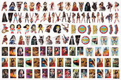 DIY Wonder Woman Acrylic Figurines Kit for Kids - Customizable Anime Characters