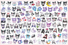 DIY Sanrio Kuromi Acrylic Figurines Kit for Kids - Customizable Anime Characters