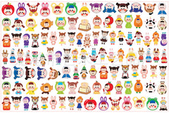 DIY Duo Mei Acrylic Figurines Kit for Kids - Customizable Anime Characters