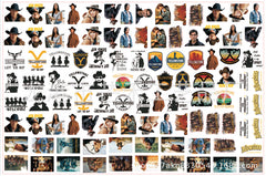 DIY Yellwstone Acrylic Figurines Kit for Kids - Customizable Anime Characters