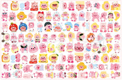 DIY Loop Little Beaver Acrylic Figurines Kit for Kids - Customizable Anime Characters