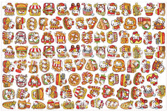 DIY McDonald Hello Kitty Acrylic Figurines Kit for Kids - Customizable Anime Characters