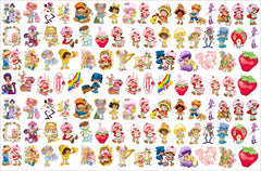 DIY Strawberry Girl Acrylic Figurines Kit for Kids - Customizable Anime Characters