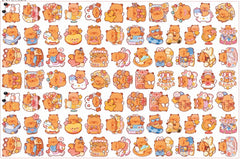 DIY Capybara 2 Acrylic Figurines Kit for Kids - Customizable Anime Characters