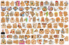 DIY Capybara Acrylic Figurines Kit for Kids - Customizable Anime Characters