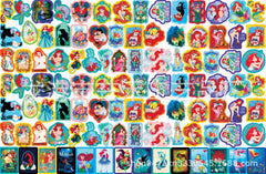 DIY Color Dged Mermaid Acrylic Figurines Kit for Kids - Customizable Anime Characters