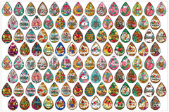 DIY Teacher And Nurse Teardrop Acrylic Figurines Kit for Kids - Customizable Anime Characters