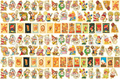 DIY Color Edged Star Alien Acrylic Figurines Kit for Kids - Customizable Anime Characters