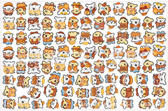 DIY Mallard Line Art Puppy Acrylic Figurines Kit for Kids - Customizable Anime Characters