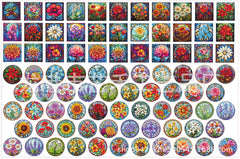 DIY Glass Flower Acrylic Figurines Kit for Kids - Customizable Anime Characters