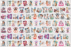 DIY Housewife With White Borders Acrylic Figurines Kit for Kids - Customizable Anime Characters