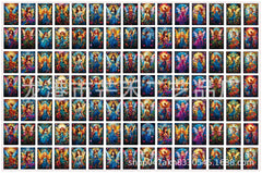 DIY Glass Runaway Princess Acrylic Figurines Kit for Kids - Customizable Anime Characters