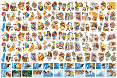 DIY Up Acrylic Figurines Kit for Kids - Customizable Anime Characters