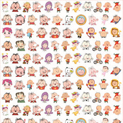 DIY Big Eared Tutu Acrylic Figurines Kit for Kids - Customizable Anime Characters