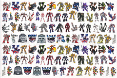 DIY Transformers Acrylic Figurines Kit for Kids - Customizable Anime Characters