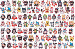 DIY Hand Drawn Horror Labubu Acrylic Figurines Kit for Kids - Customizable Anime Characters