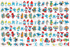 DIY The Smurfs Acrylic Figurines Kit for Kids - Customizable Anime Characters