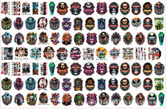 DIY Horror Collection 2 Acrylic Figurines Kit for Kids - Customizable Anime Characters