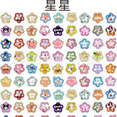 DIY Hand drawn Cartoon Stars Acrylic Figurines Kit for Kids - Customizable Anime Characters