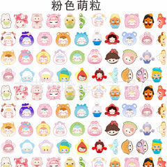 DIY Pink Cute Beads Acrylic Figurines Kit for Kids - Customizable Anime Characters