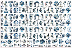 DIY Zombie Bride Acrylic Figurines Kit for Kids - Customizable Anime Characters