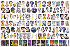 DIY Coraline Acrylic Figurines Kit for Kids - Customizable Anime Characters