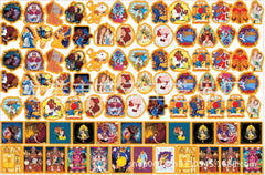 DIY Beauty And The Beast With Colorful Borders Acrylic Figurines Kit for Kids - Customizable Anime Characters