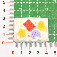 DIY Food Play Star Charms Accessories – Customizable Phone Case, Hairpin, Fridge Magnet & Keychain Set