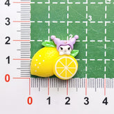 DIY Fruit Small European Charms Accessories – Customizable Phone Case, Hairpin, Fridge Magnet & Keychain Set