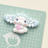 DIY Bowknot Puppy Charms Accessories – Customizable Phone Case, Hairpin, Fridge Magnet & Keychain Set