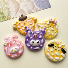 DIY Snow Cake Charms Accessories – Customizable Phone Case, Hairpin, Fridge Magnet & Keychain Set