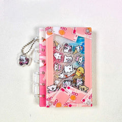 DIY Spring Maltese Acrylic Shaky Notebook - Customizable with Trendy & Anime IP Characters
