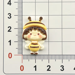 DIY Crossdressing Girl Charms Accessories – Customizable Phone Case, Hairpin, Fridge Magnet & Keychain Set